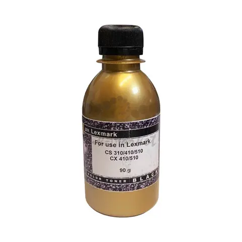 Тонер MKI/Mitsubishi для Lexmark CS310, CS410, CS510, CX410, CX510 - Black 90 г/фл. Gold ATM