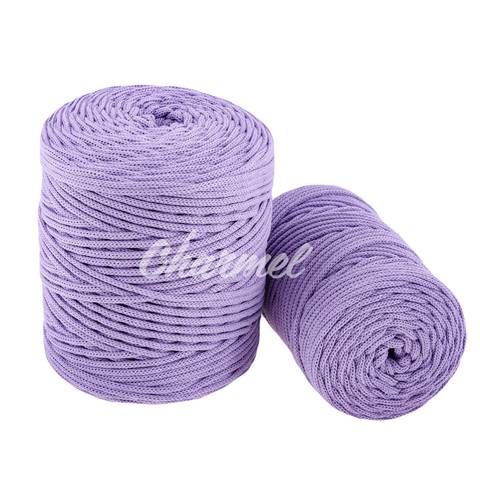 Lavender cotton cord 4 mm