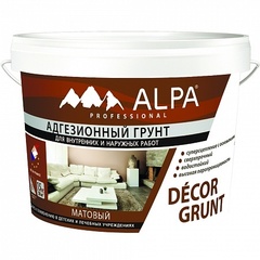 Грунт адгезионный Alpa Decor Grunt
