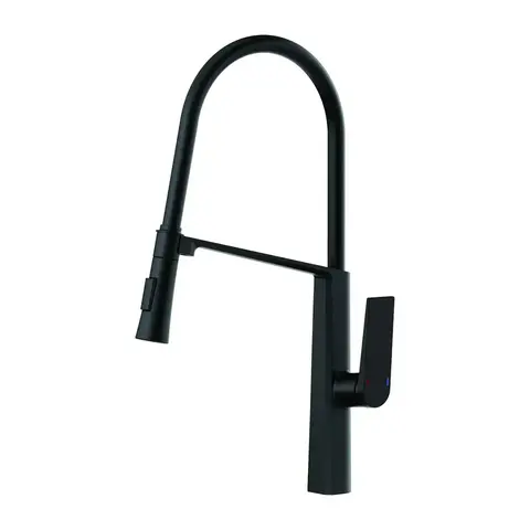 Смеситель для кухни с гибким изливом HAIBA HB73827-7 черный