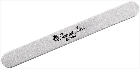 Пилочка CW012081-3 профессиональная 80/100 GRIT (Scarlet Line)