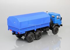 KAMAZ-4310 flatbed truck with tarpaulin blue Elecon 1:43