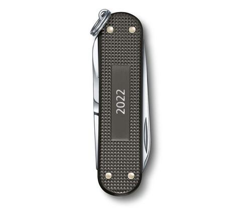 Нож-брелок Victorinox Classic Alox LE 2022, 58 mm, Thunder Grey (0.6221.L22)