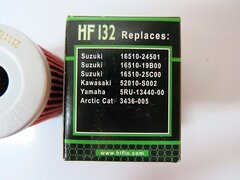 Фильтр масляный Hiflo HF 132 Suzuki DR 200 AN 400 Yamaha YP 400