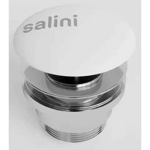 16421WG Salini Донный клапан D505 "Up&Down" для раковины D 505 Для моделей  MAREA 12, материал  S-Sense, белый глянцевый