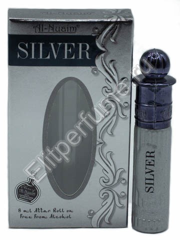 Al Nuaim 8ml Silver арабские масляные духи от Аль Нуайм Al Nuaim