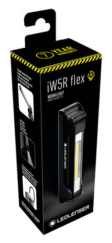Фонарь универсальный Led Lenser IW5R Flex, чёрный, светодиодный, 18650 (502006)