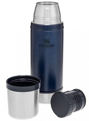 Картинка термос Stanley Classic 0.47L синий - 2