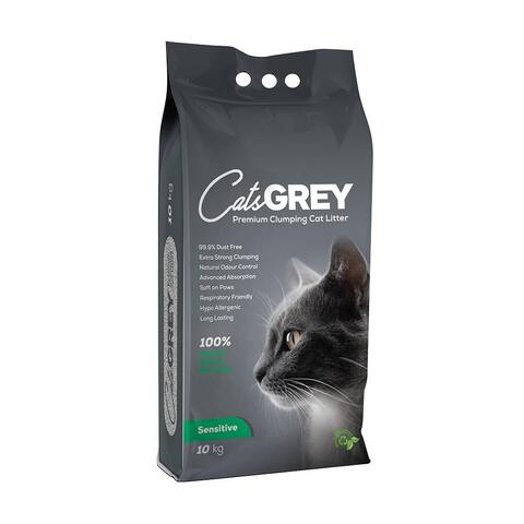 Cat's Grey Sensitive  комкующийся наполнитель  без ароматизатора   10кг