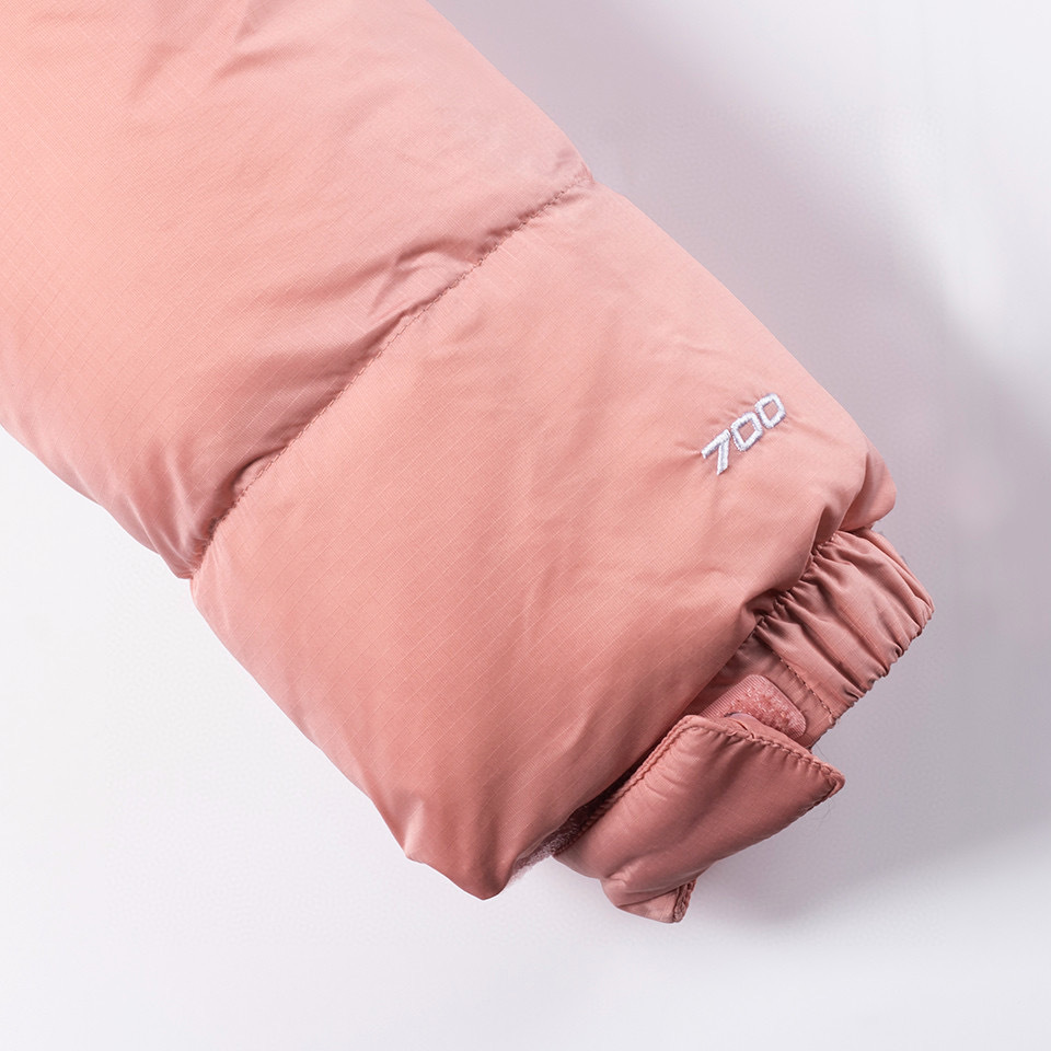 North face puffer pink store