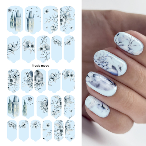 ПЛЕНКИ NAIL WRAPS FROSTY MOOD