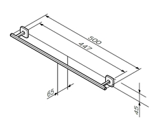 Вешалка для полотенец AM.PM  GEM - A90346400
