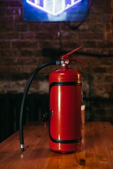 Бар-огнетушитель с подсветкой На всякий случай, красный, 5 л, фото 5