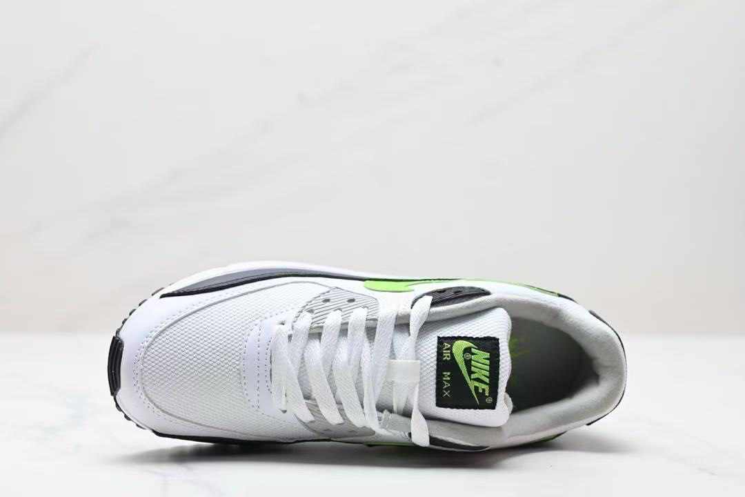 White and lime green nikes online