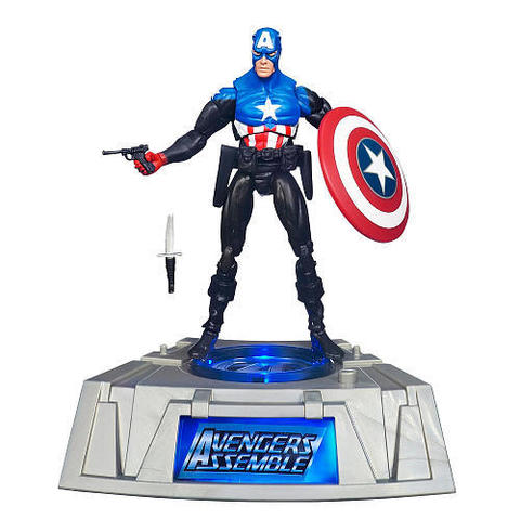 Marvel Collectors Base Light-up Figure - Captain America