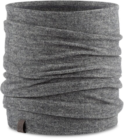 Картинка шарф-труба Buff Merino Fleece Grey - 5