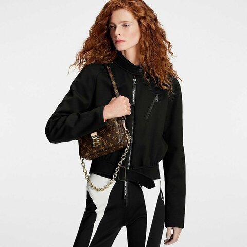 Сумка Louis Vuitton Pochette Metis East West коричневый