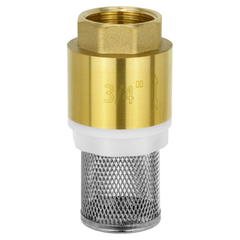 Обратный клапан JEMIX BRV-3/4-FILTER, 3/4", пластиковое седло, с несъемной сеткой