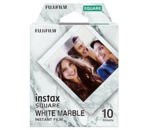 Fotoaparat lenti \ Картридж Fujifilm Instax SQUARE белый мрамор, 10 lent