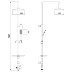 Душевой гарнитур с лейкой 