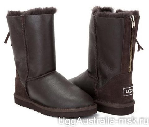 Ugg Zip Metallic Chocolate