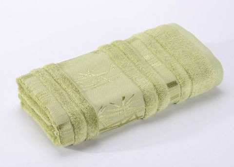 Bamboo CL-7  светло-зеленое махровое  полотенце