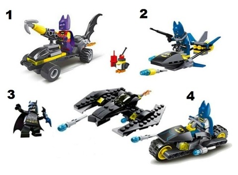 Minifigures Super Heroes Chariot Car Blocks Building Series 07