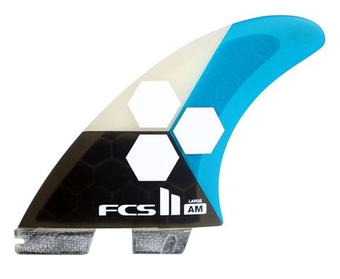 Плавники FCS II AM PC Large Teal Tri-Quad Retail Fins компл. из пяти L