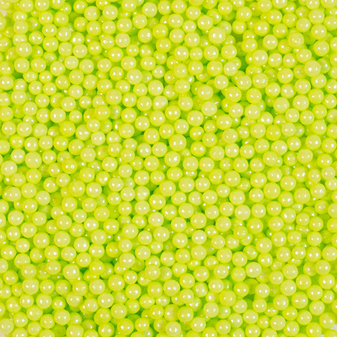 Сахарные шарики зеленые перламутровые 4 мм, кг