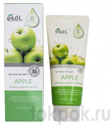 Пилинг гель для лица с экстрактом яблока EKEL Natural Clean Peeling Gel Apple, 100 мл