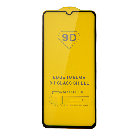 Защитное стекло 9H полный клей Full Glue для Samsung Galaxy A04 (Черная рамка)