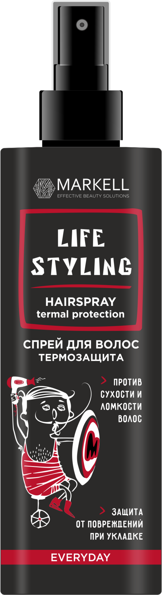 MARKELL Life Styling Спрей для волос Термозащита 195мл