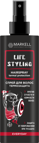 MARKELL Life Styling Спрей для волос Термозащита 195мл