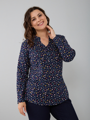 Блузка БЛ-22/цветочкинасинем