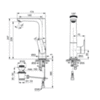 Смеситель для раковины с высоким изливом и донным клапаном Ideal Standard Connect Air A7020AA