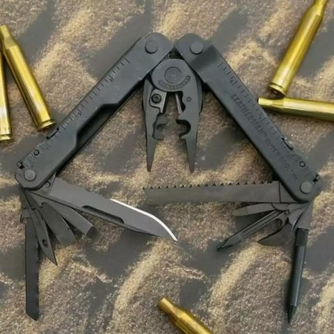 Мультитул Leatherman Super Tool 300 EOD Black, нейлоновый чехол, 19 функций (831369) цвет чёрный | Multitool-Leatherman.Ru