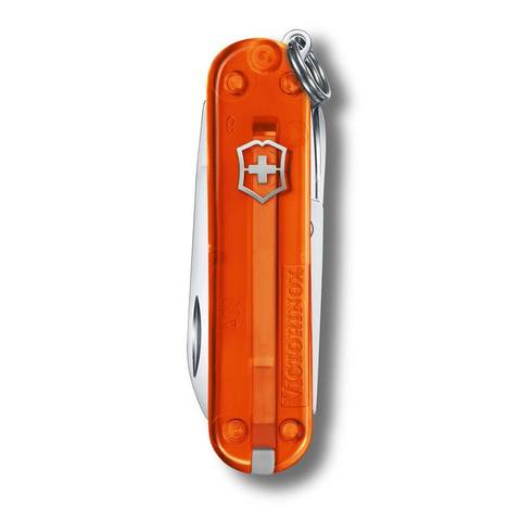 Нож-брелок Victorinox Classic SD Transparent Colors, Fire Opal (0.6223.T82G)