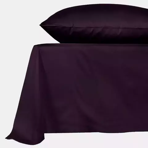 Простыня 250x280 Mollen ежевично-черная