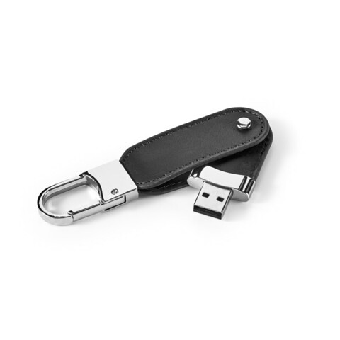 BRAGG 8GB. USB-накопитель 8GB PU с зажимом-карабином