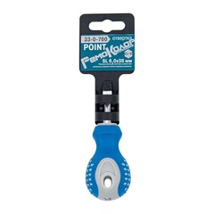 33-0-760 Отвёртка POINT, SL6,0 x 38 мм, CR-V, двухкомпонентная рукоятка (РемоКолор)