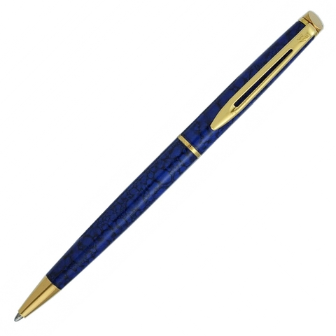 Ручка шариковая Waterman Hemisphere Lacquer Blue Marble GT (S0616210)