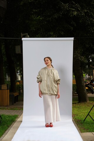 Бомбер лаймовый