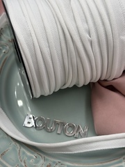 Кант эластичный декоративный белый