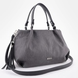 Сумка Саломея 607 македония серый + черный