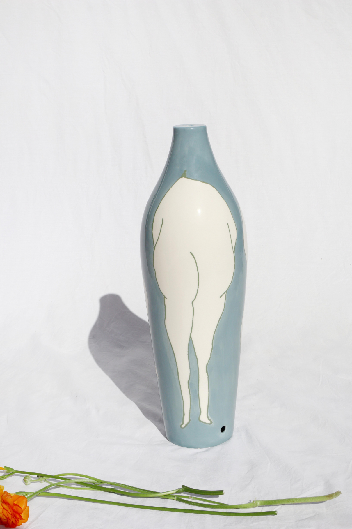 Лампа с абажуром Blue Women