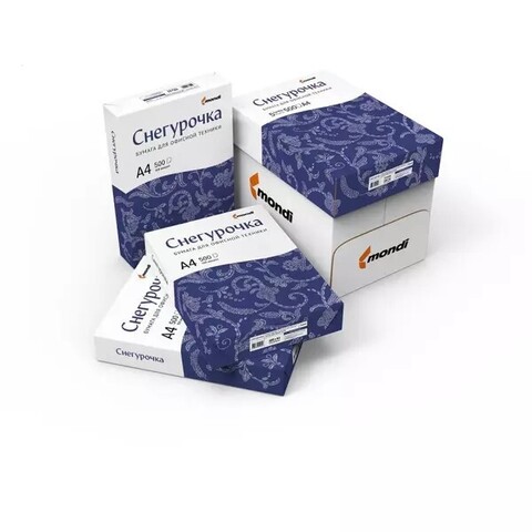 Бумага офисная Сыктывкар Снегурочка А4 80гр./м, 500л., белизна 103 +/-3%, С класс, пр-во Россия - купить в компании MAKtorg