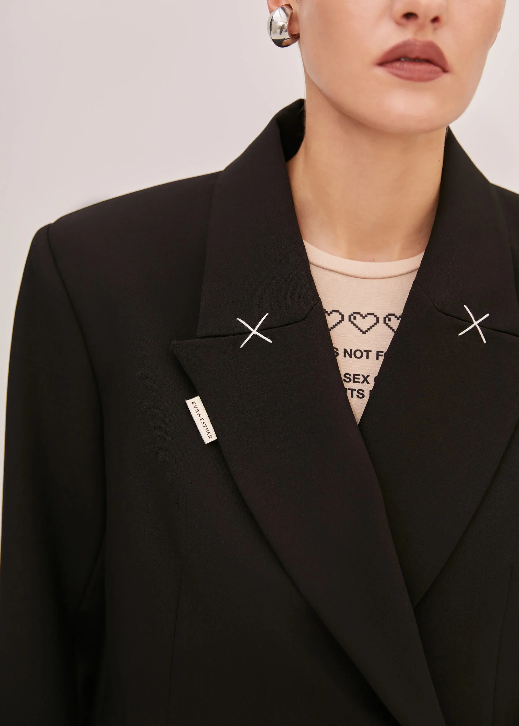 Жакет GOD SAVE THE PRINCESS черного цвета