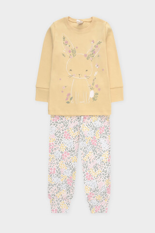 пижама  для девочки  К 1541/светлая мимоза,весенний сад