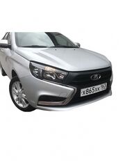 Накладка на решетку радиатора Фьюжн для Веста (Под покраску)