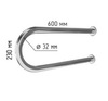 Доступная страна 8071-600 Поручень для раковины двухопорный 600мм Ø 32